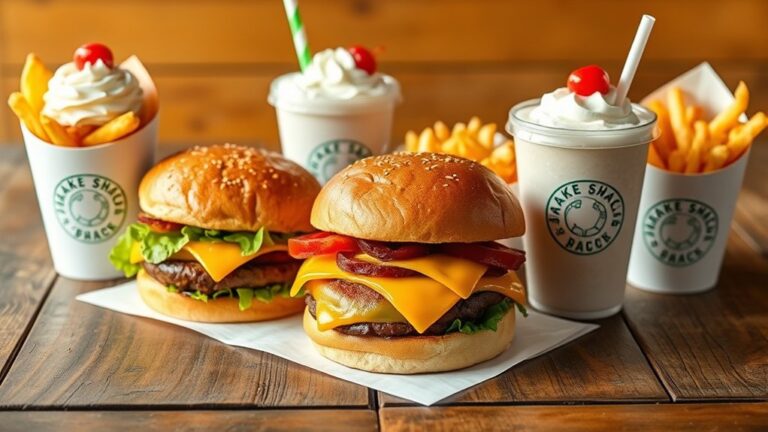 five shake shack menu items prices